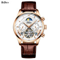 BIDEN 0189 Automatic Mechanical Watch Movements For Sale Stylish Luminous Moonphase Men Watches